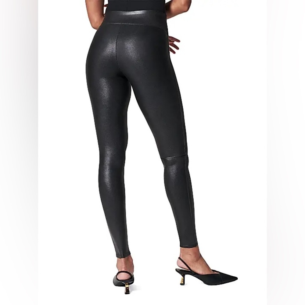 Spanx Like New Faux Leather Leggings, M, MSRP $98